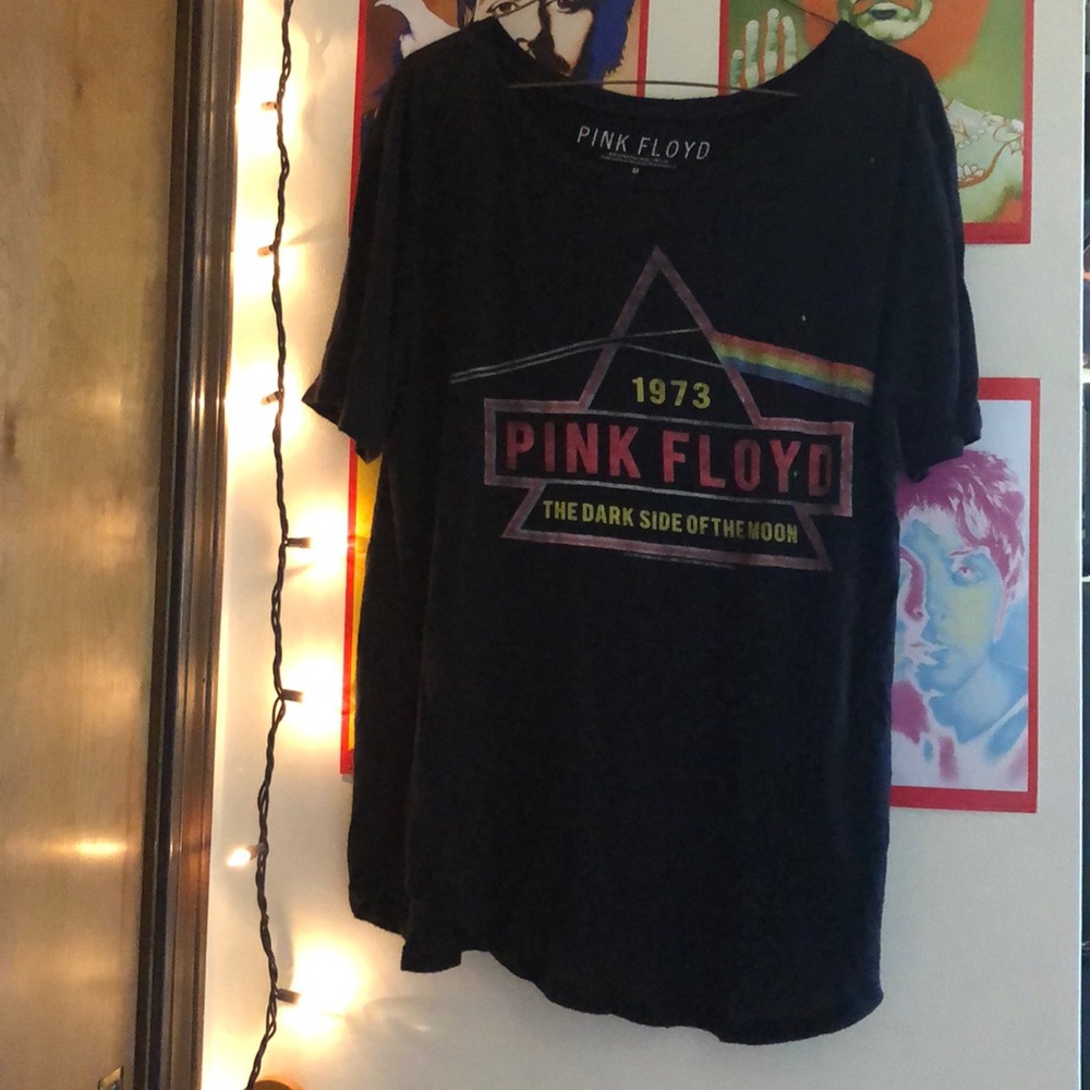 Black Pink Floyd Dark Side of the Moon t-shirt